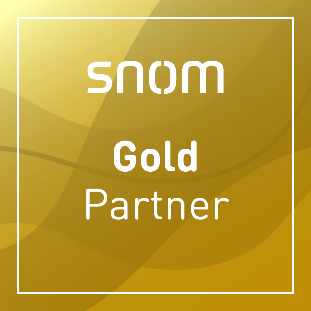 Snom Gold Partner DACH 2025 Partnerstatus