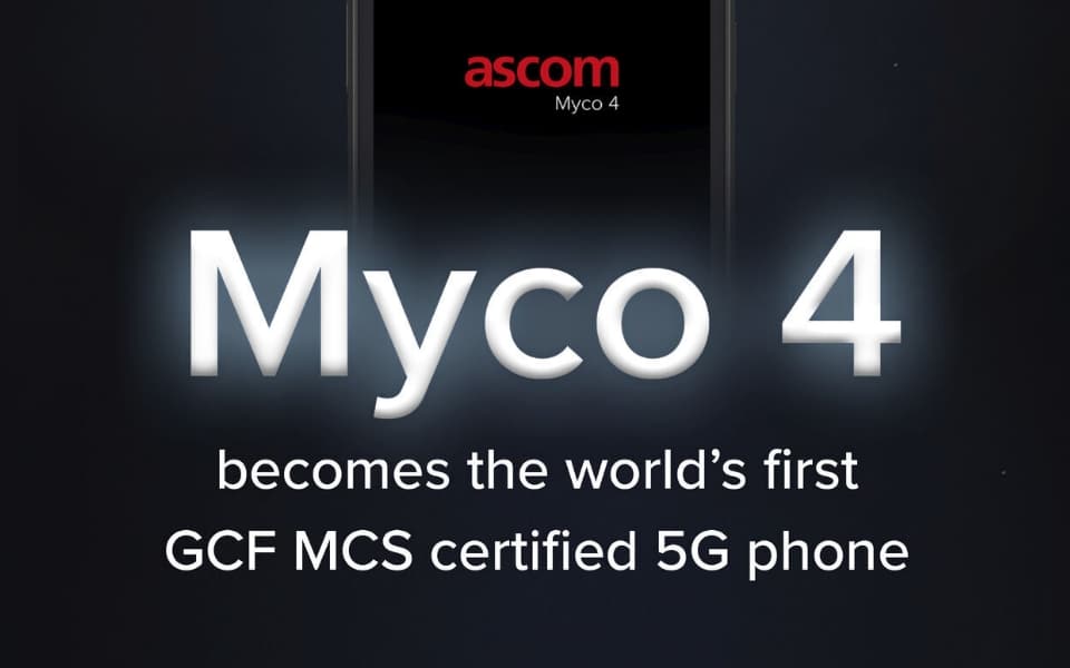 Ascom Myco 4: Erstes 5G-Telefon mit GCF-Zertifizierung